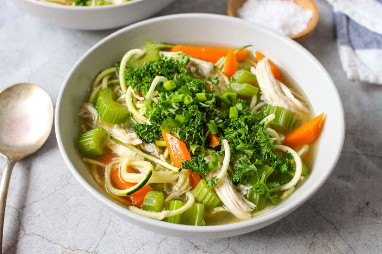 Classic Chicken Soup - whole bowl - SFW